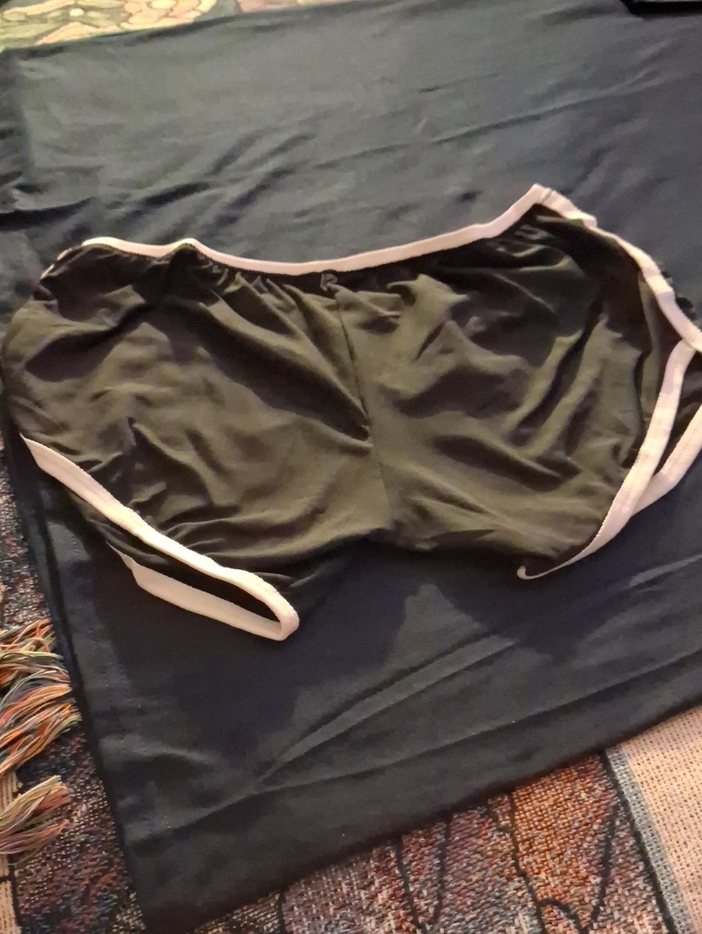 Women’s Black Athletic Shorts with Pink Trim - Lightweight Running Shorts